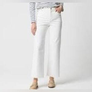 NWoT JCrew Women's White Wide Leg Jeans